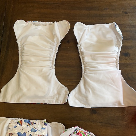 Mama Koala Rainbow Watercolor Pocket Diapers - Picture 7 of 9